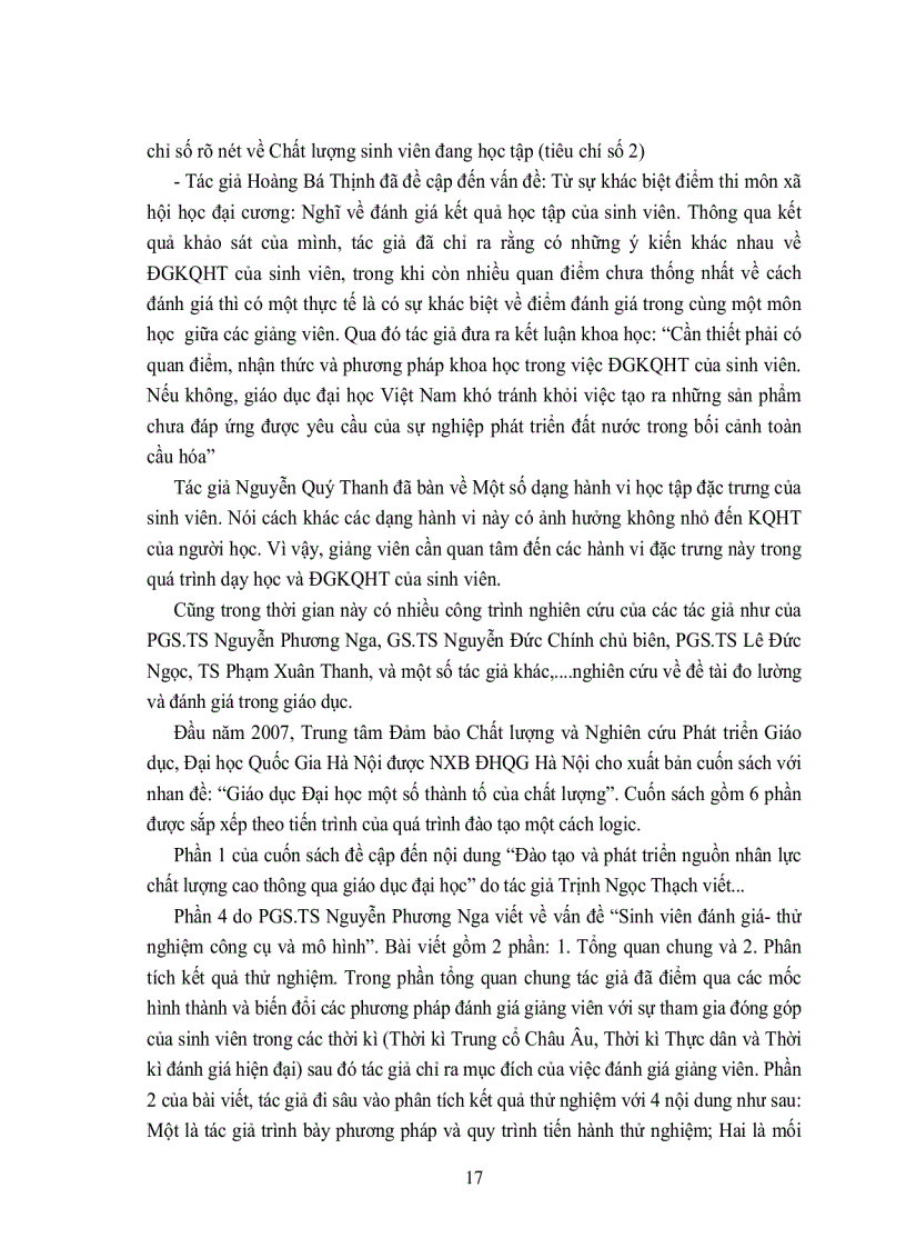 image for page Nghiên cứu thực trạng việc đánh giá kết quả học tập của sinh viên trường CĐSP trung ương