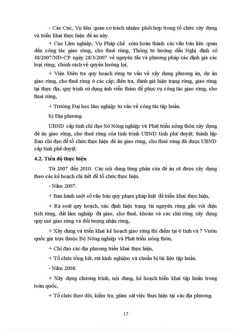 image for page Giao rừng cho thuê rừng giai đoạn 2007 2010