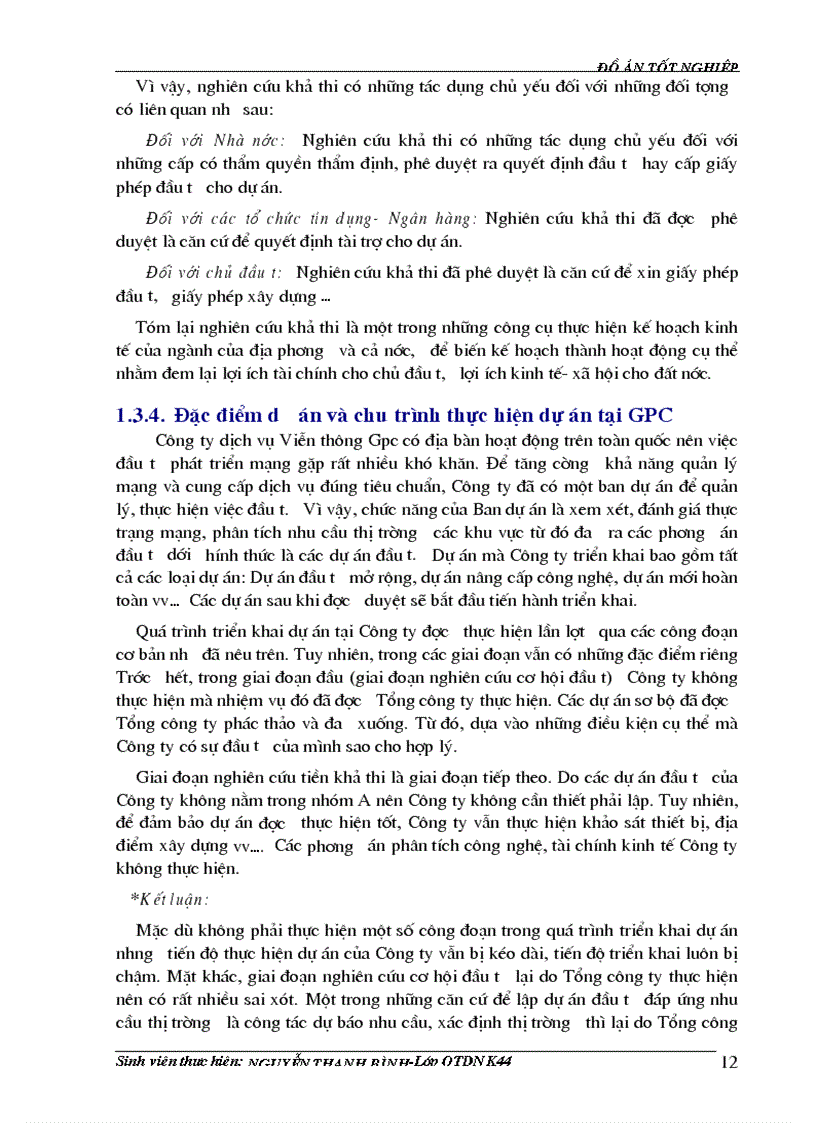 image for page Đánh giá hiệu quả dự án đầu tư viễn thông