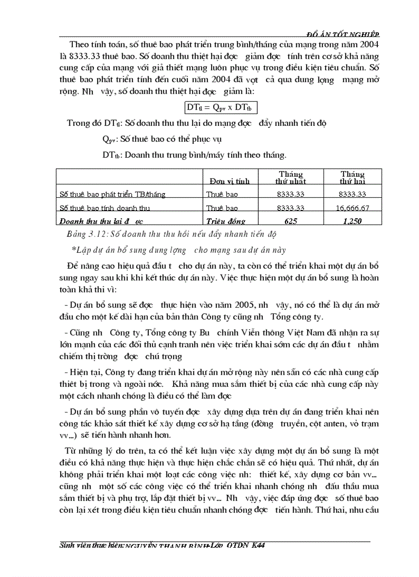 image for page Đánh giá hiệu quả dự án đầu tư viễn thông