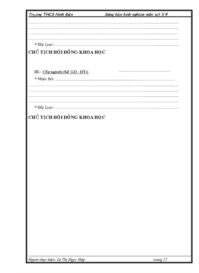 image for page Rèn kĩ năng thực hành thí nghiệm phần điện học cho học sinh thông qua dạy học vật lí 9 trường thcs ninh điền