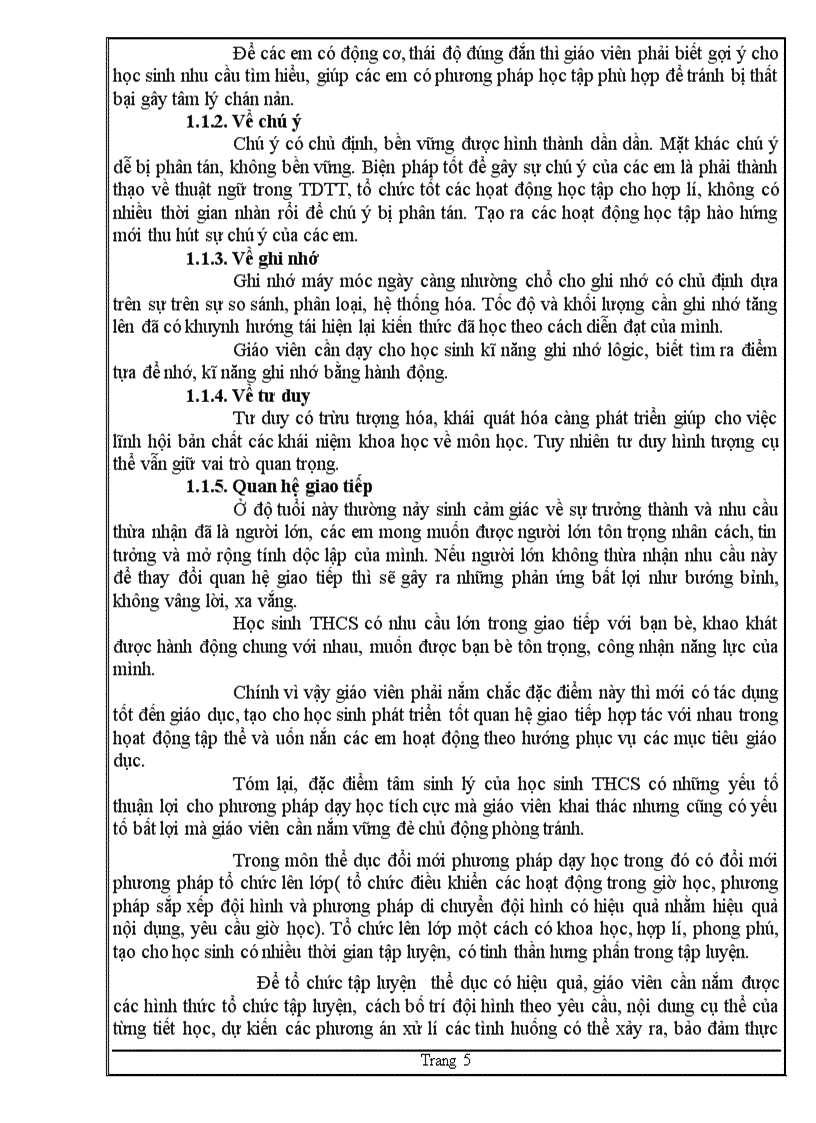 image for page Phát huy vai trò chủ đạo của ban cán sự lớp trong tiết học thể dục ở trường thcs ninh điền