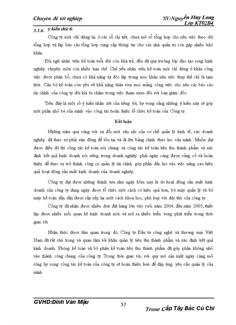 image for page Hoàn thiện hạch toán tiêu thụ thành phẩm và xác định kết quả kinh doanh tại Công ty Đầu tư công nghệ và thương mại Việt Nam