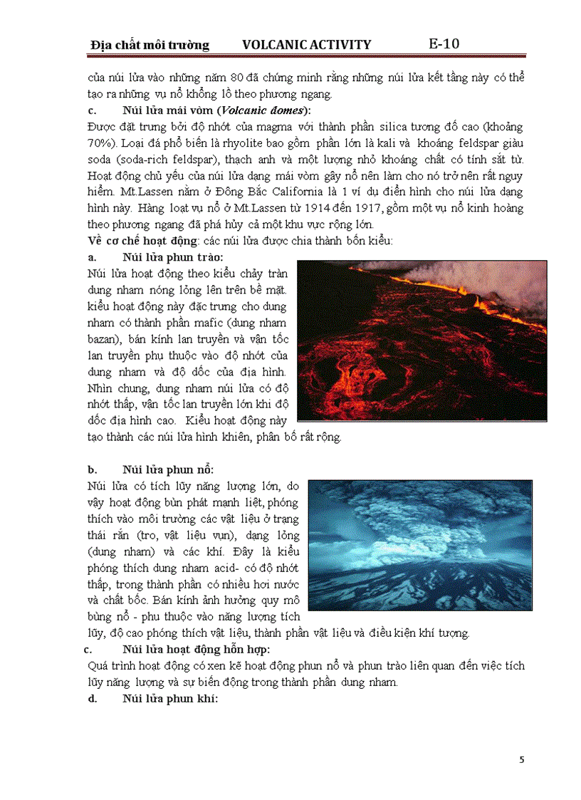 image for page Phân tích hoạt động núi lửa