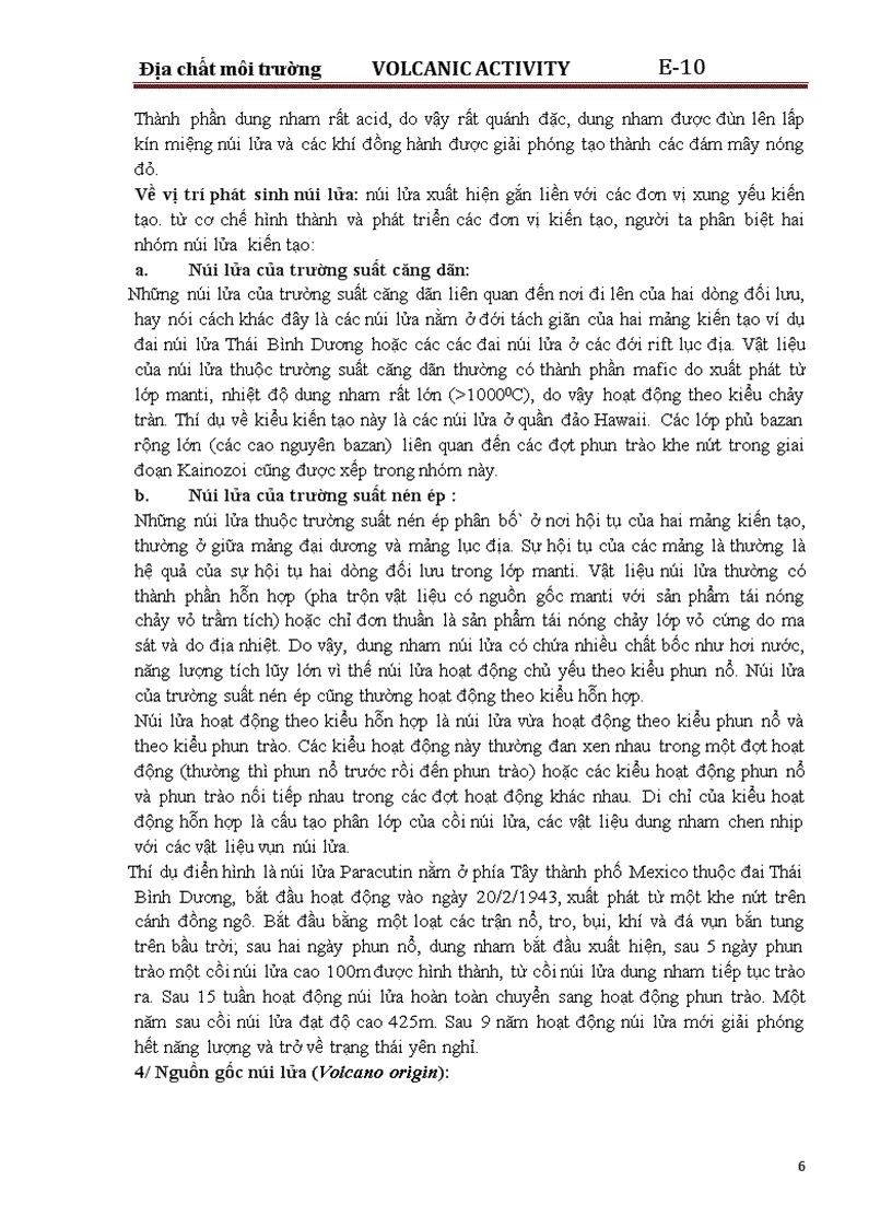 image for page Phân tích hoạt động núi lửa