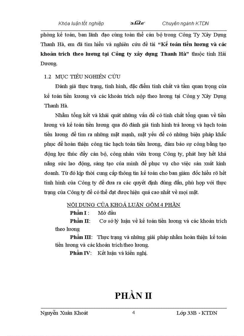 image for page Kế toán tiền lương và các khoản trích theo lương trong Doanh nghiệp tại công ty xây dựng Thanh Hà