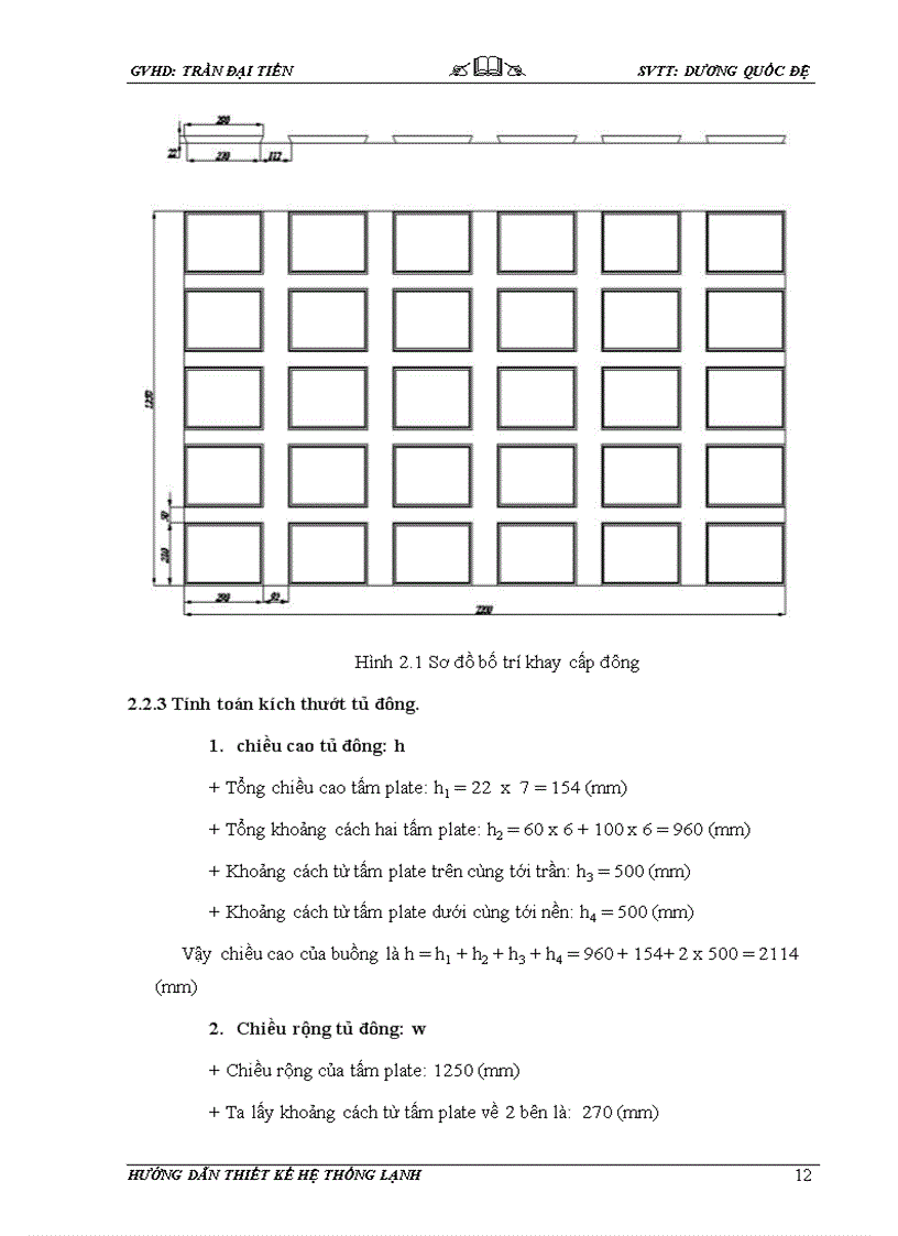 image for page Thiết kế hệ thống lạnh tủ đông bán tiếp xúc năng suất 400kg mẽ