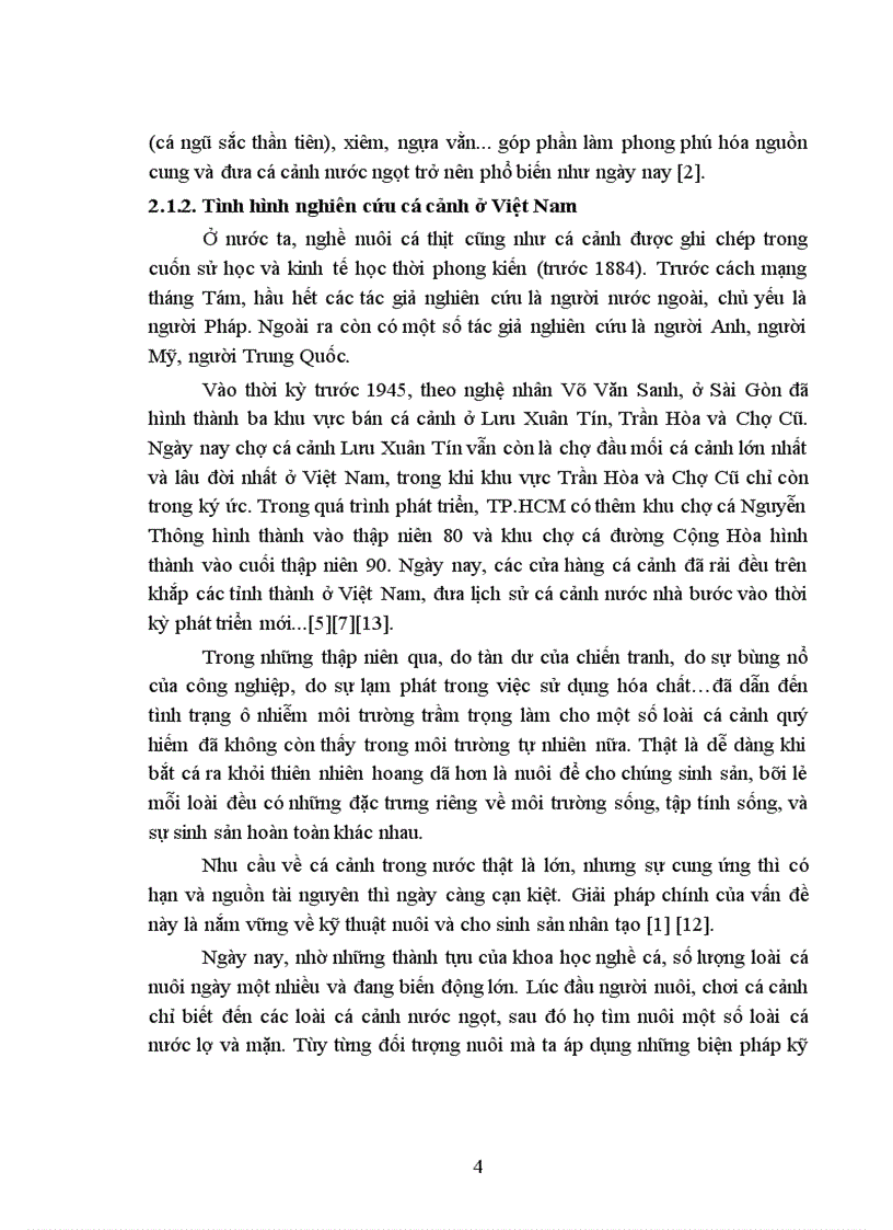 image for page Điều tra tình hình nuôi và chơi cá cảnh trên địa bàn Thành phố Huế