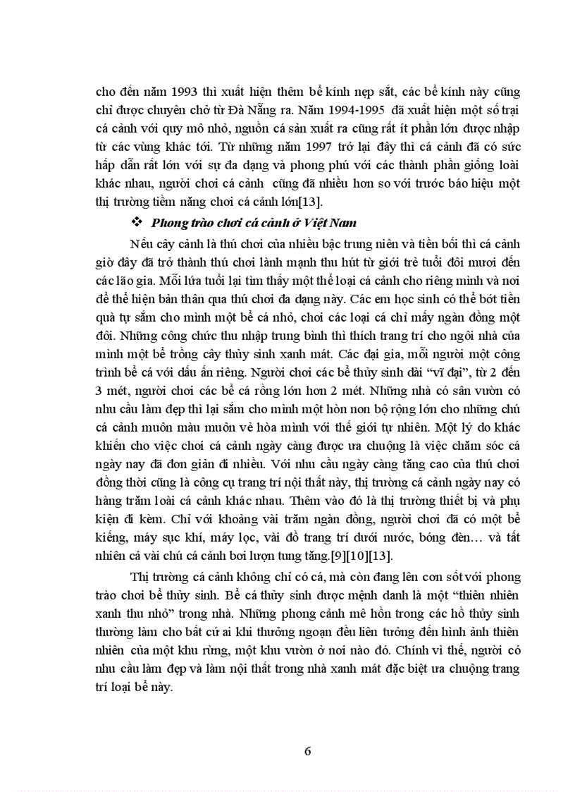 image for page Điều tra tình hình nuôi và chơi cá cảnh trên địa bàn Thành phố Huế