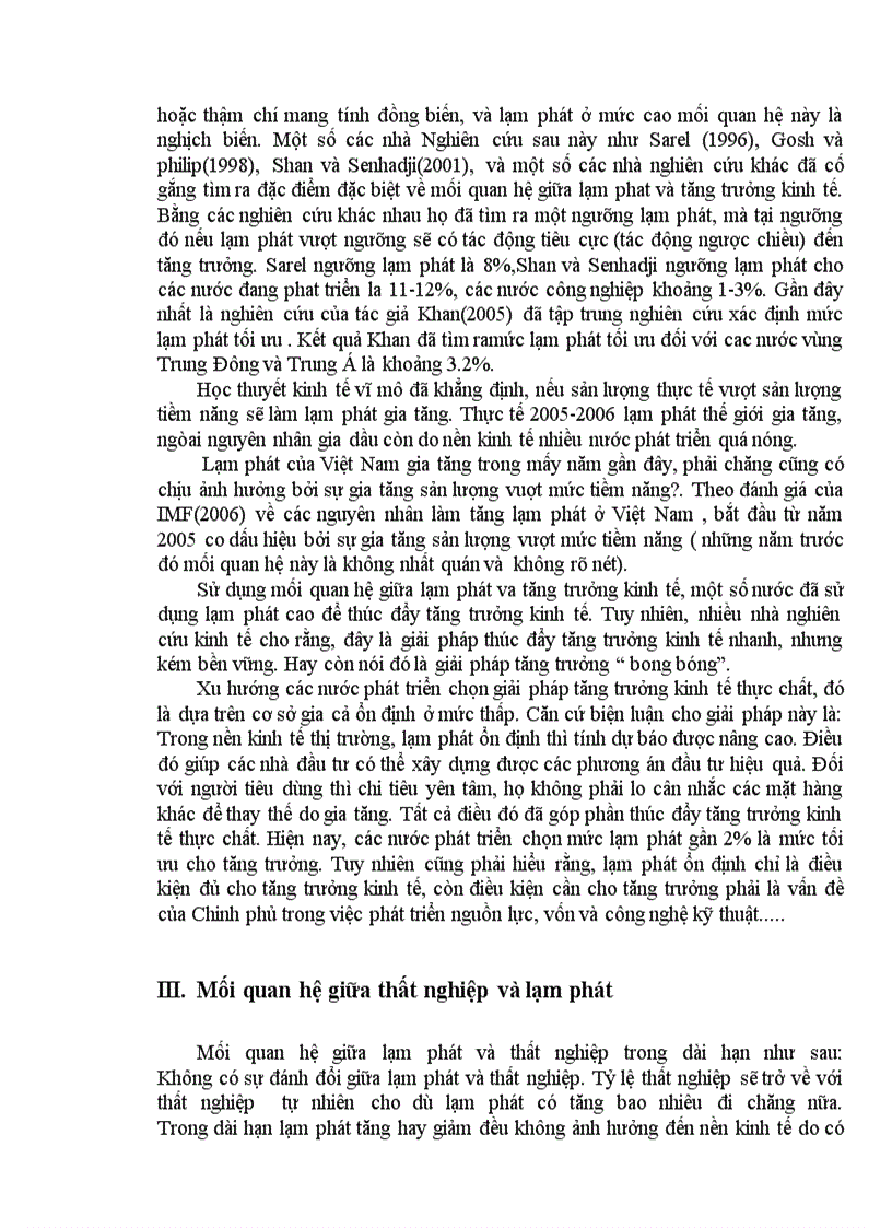 image for page Mối quan hệ tỷ lệ lạm phát tỷ lệ thất nghiệp và tốc độ tăng trưởng kinh tế việt nam