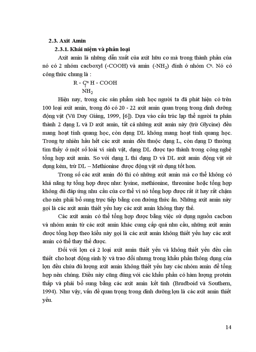 image for page Hiệu quả của việc bổ sung chế phẩm axit amin tổng hợp L Lysine và DL Methionine trong khẩu phần lợn thịt F1 MóngCái Yorkshire nuôi ở trại Tiền Phong