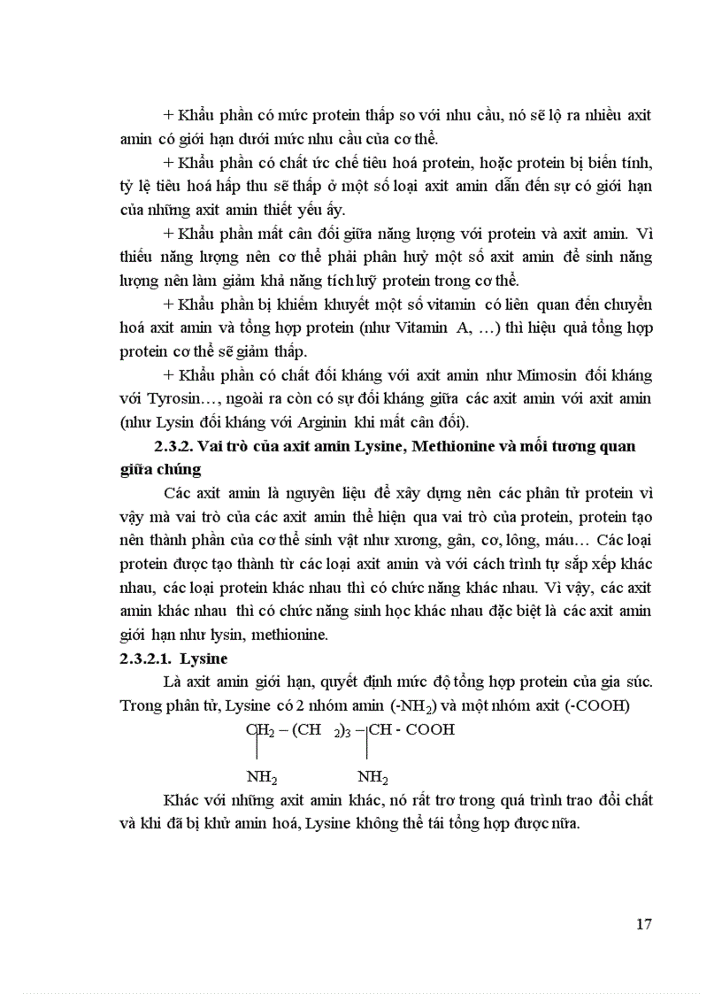 image for page Hiệu quả của việc bổ sung chế phẩm axit amin tổng hợp L Lysine và DL Methionine trong khẩu phần lợn thịt F1 MóngCái Yorkshire nuôi ở trại Tiền Phong