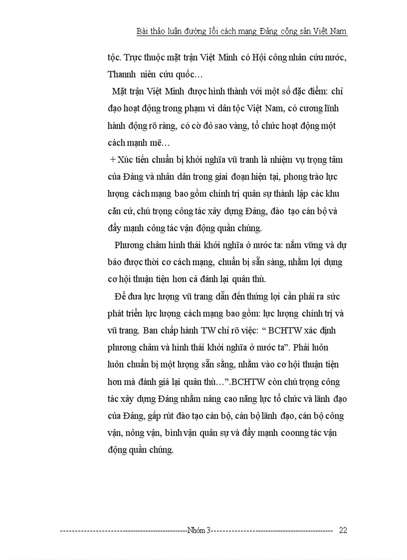 image for page Quá trình giải quyết 2 nhiệm vụ dân tộc dân chủ của cách mạng việt nam trong giai đoạn 1930 1945