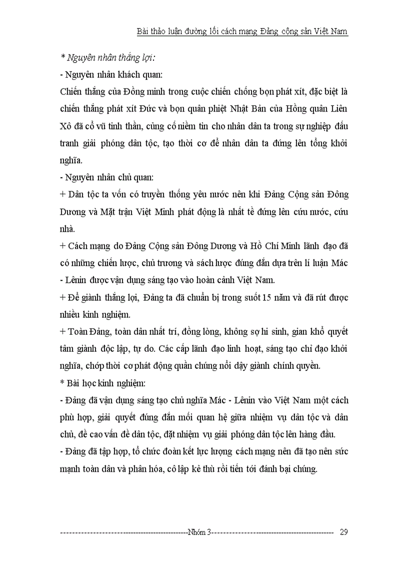 image for page Quá trình giải quyết 2 nhiệm vụ dân tộc dân chủ của cách mạng việt nam trong giai đoạn 1930 1945