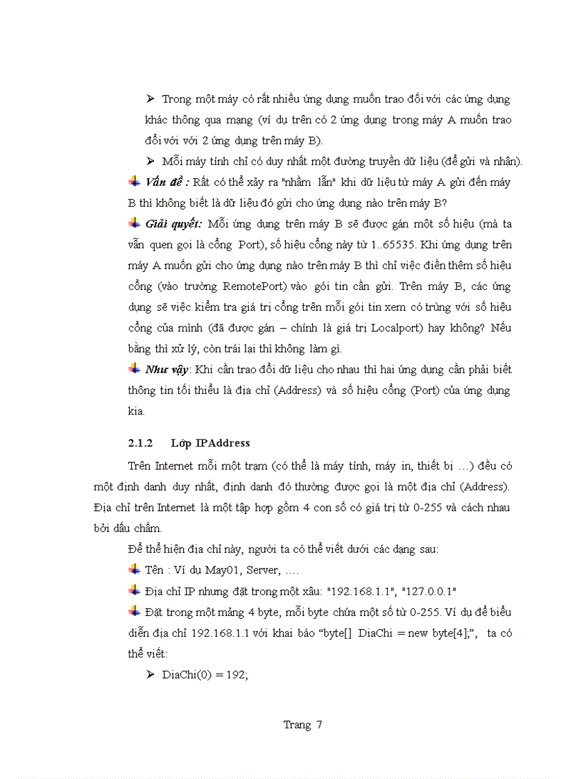 image for page Xây dựng chương trình Chat hoạt động trong mạng Lan