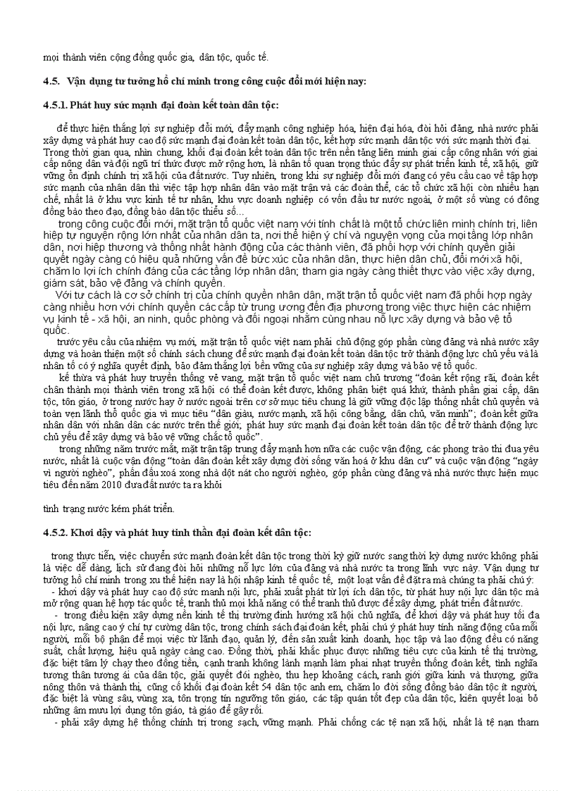 image for page Phân tích tư tưởng Hồ Chí Minh về đại đoàn kết dân tộc vận dụng tư tưởng đó trong công cuộc xây dựng đất nước hiện nay