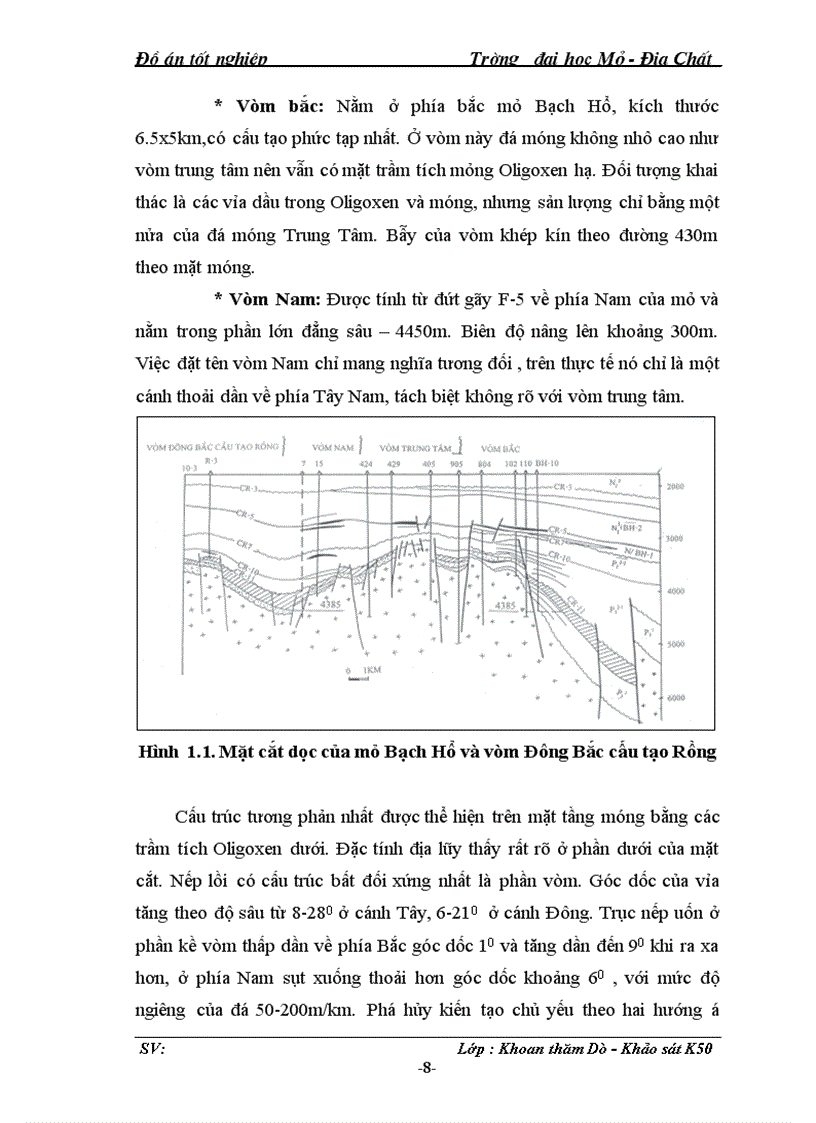 image for page Thiết kế thi công giếng khoan thăm dò khai thác dầu khí БT19 nằm ở phía Đông Bắc của vòm bắc trên mỏ Bạch Hổ thuộc bồn trũng Cửu Long