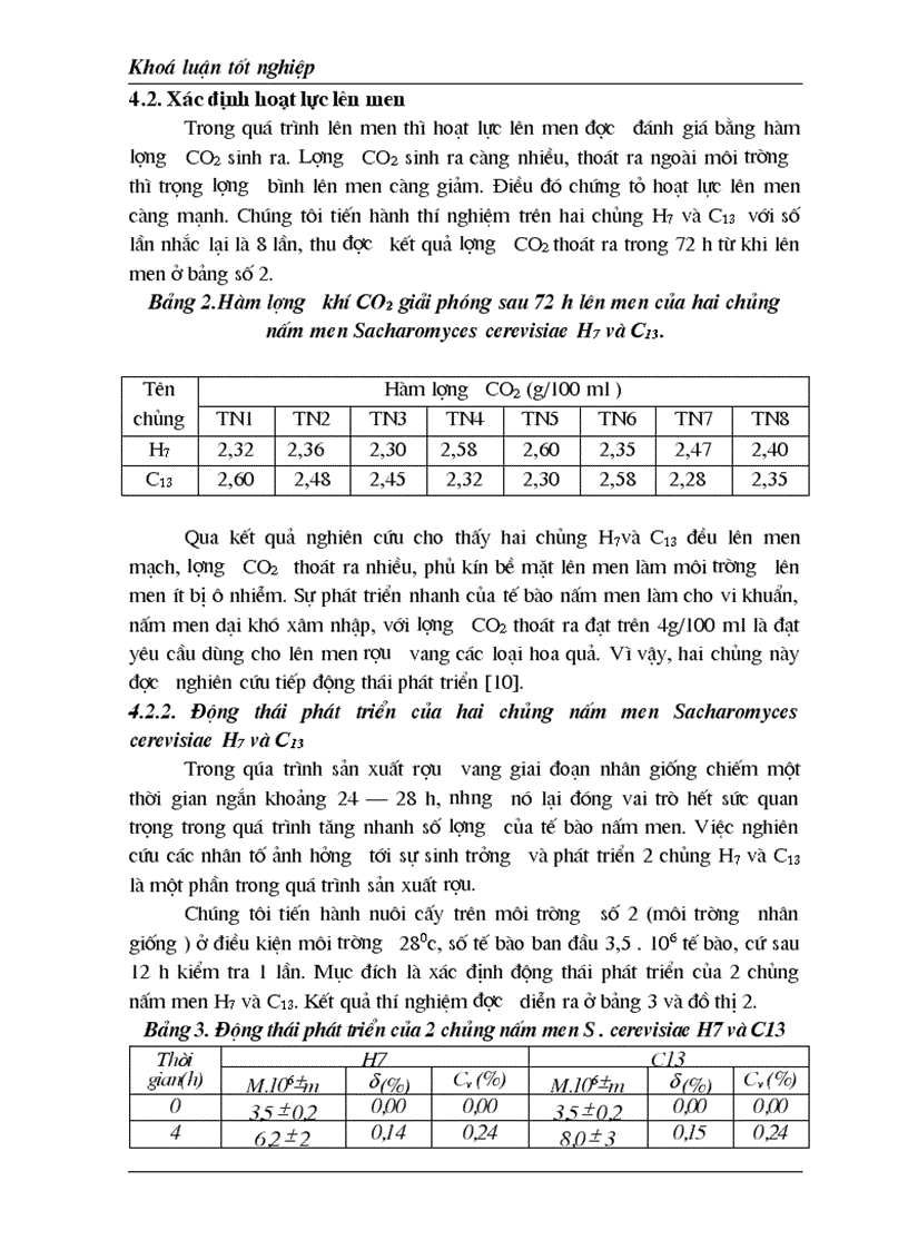 image for page Luận văn tốt nghiệp nghiên cứu ảnh hưởng nồng độ đường đến sự sinh trưởng và phát tricuaruar nấm men Sacharomyces cerevisiae