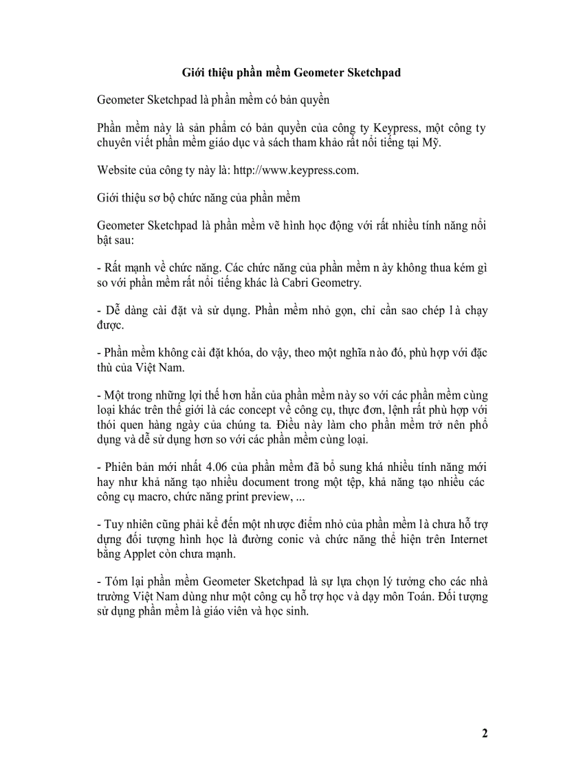 image for page Thiết kế bài giảng Hình học bằng Phần mềm Geometer Sketchpad