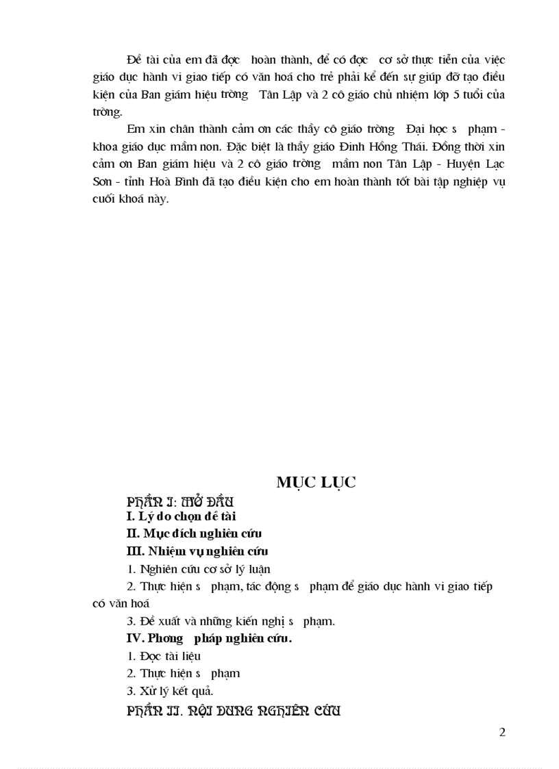 image for page Giáo dục hành vi giao tiếp cho trẻ mẫu giáo trường mầm non tân lập lạc sơn hoà bình