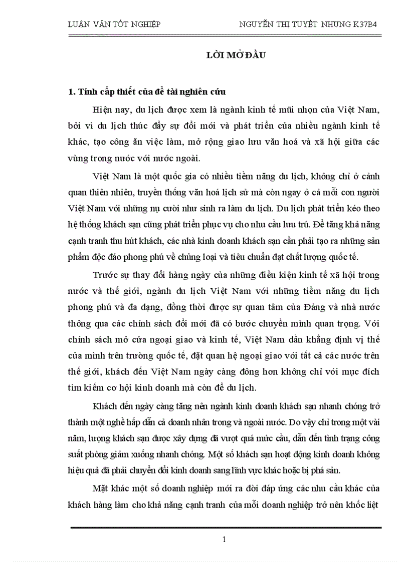 image for page Giải pháp nhằm nâng cao sức cạnh tranh của khách sạn Bảo Sơn