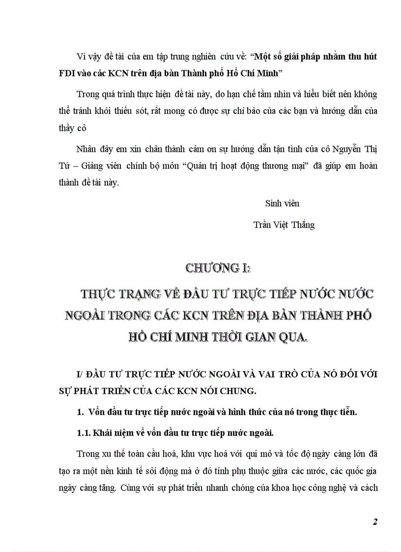 image for page Thu hút FDI vào các KCN trên địa bàn TP Hồ Chí Minh