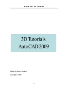 3D Autocad 2009