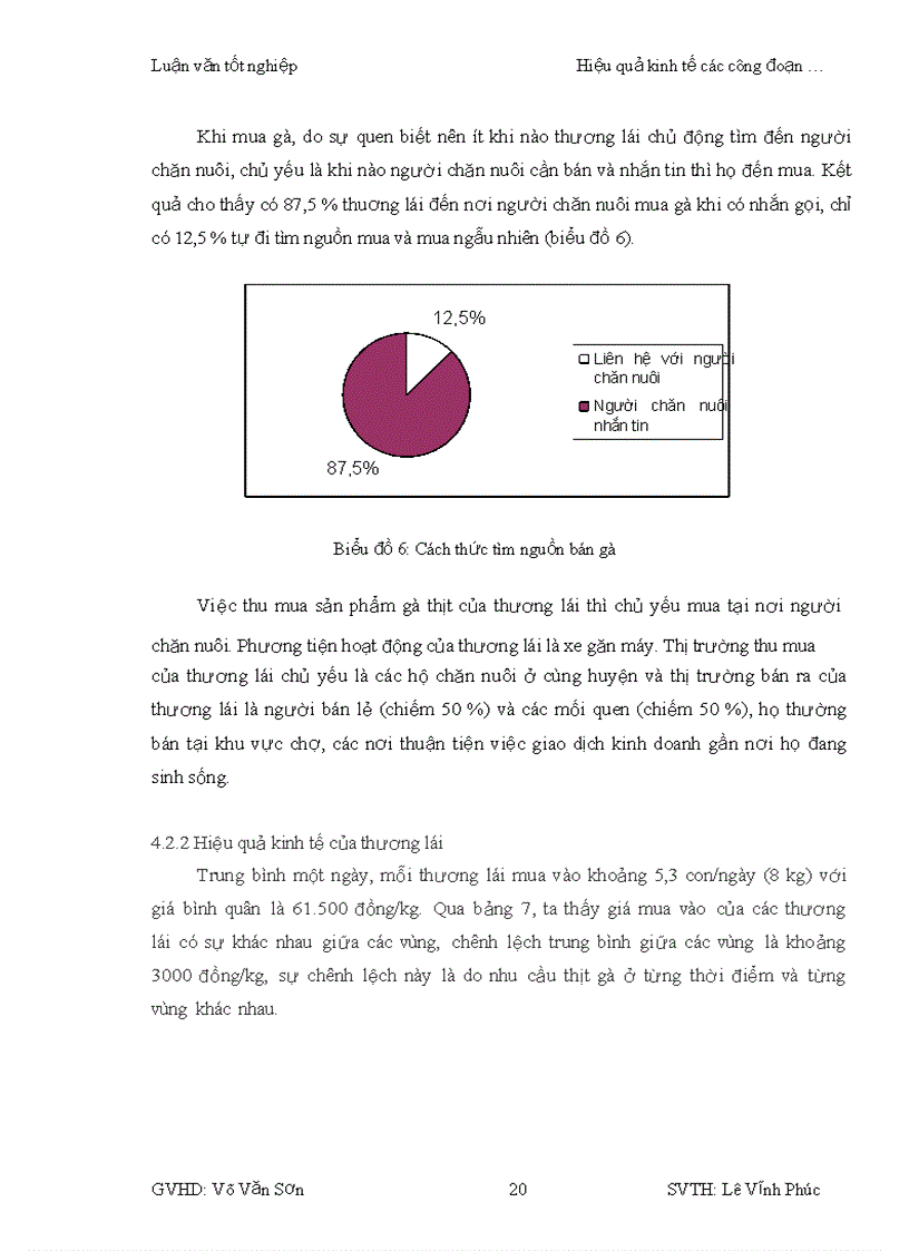 image for page Hiệu quả kinh tế của các công đoạn chăn nuôi giết mổ và phân phối sản phẩm thịt gà tại thành phố Cần Thơ