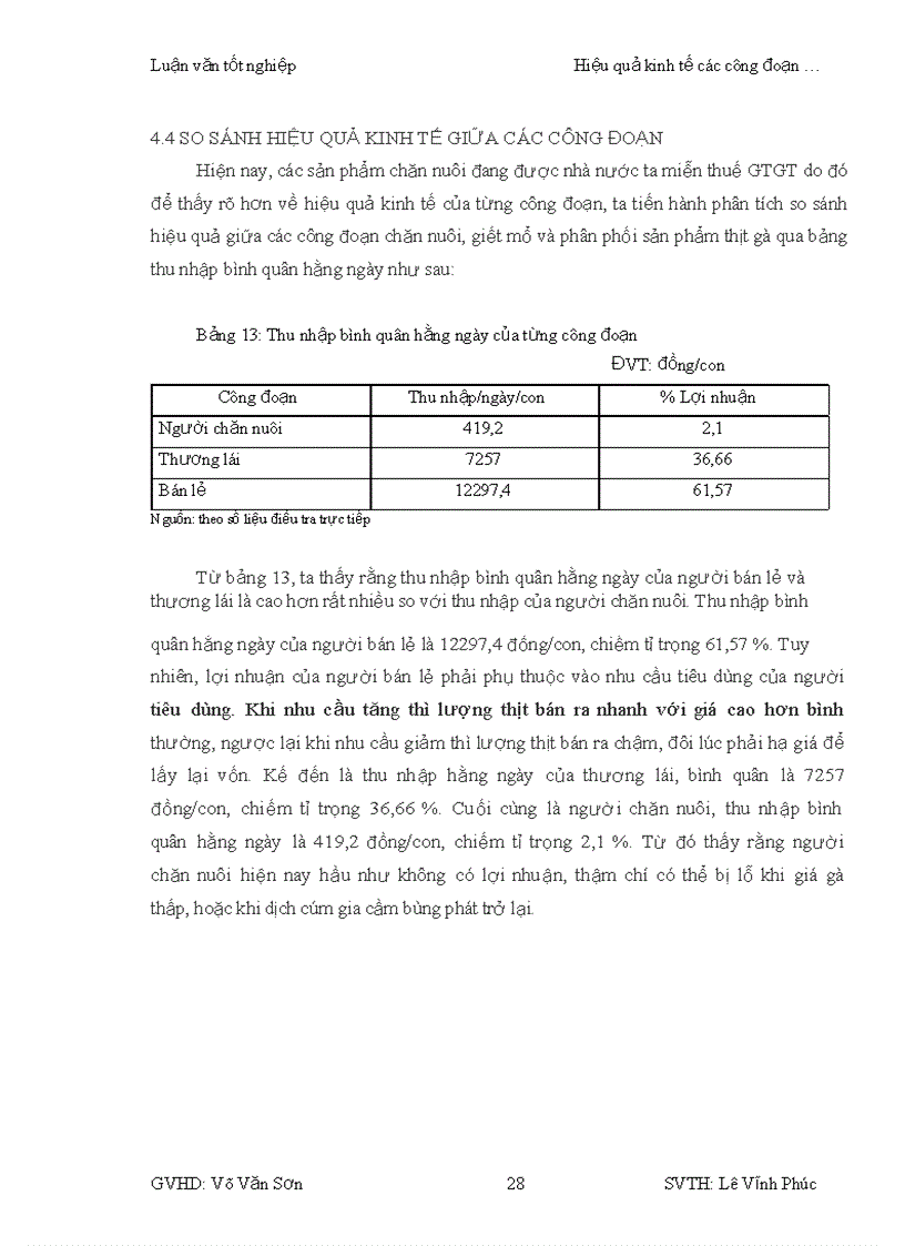 image for page Hiệu quả kinh tế của các công đoạn chăn nuôi giết mổ và phân phối sản phẩm thịt gà tại thành phố Cần Thơ