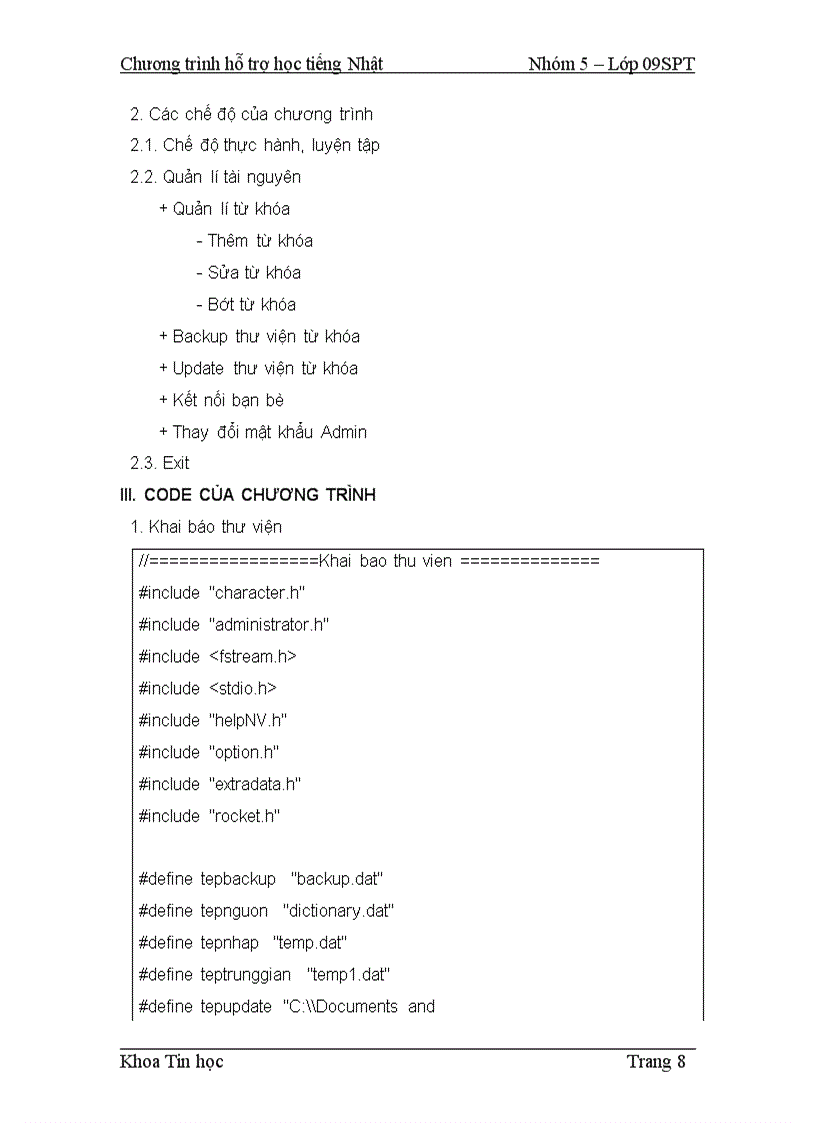 image for page Chương trình từ điển Việt Nhật viết bằng lập trình C