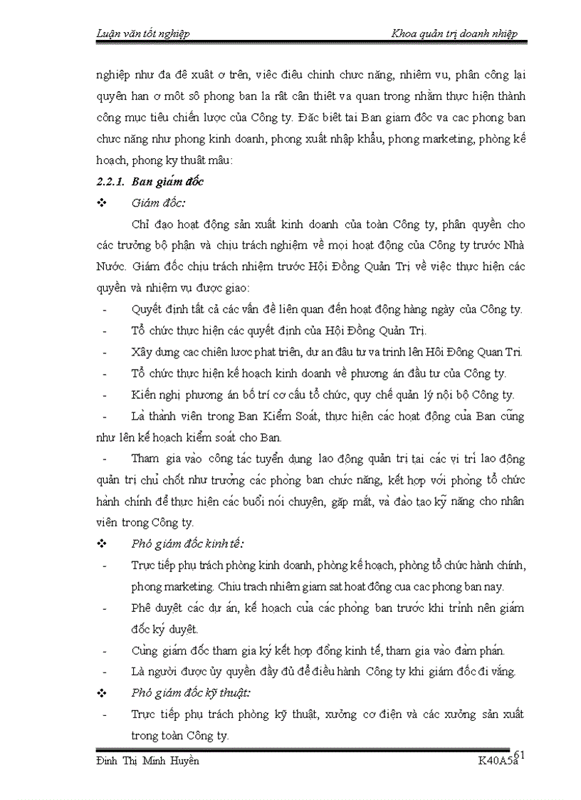 image for page Tổ chức bộ máy quản trị doanh nghiệp công ty cổ phần Da Giầy xuất khẩu Hà Nội