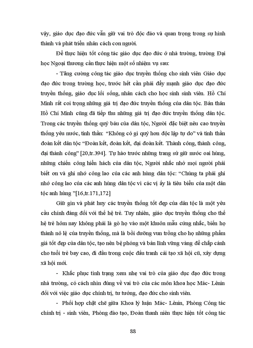 image for page Giáo dục đạo đức cho thế hệ trẻ theo tư tưởng Hồ Chí Minh Liên hệ với thực tiễn tại trường Đại học Ngoại thương