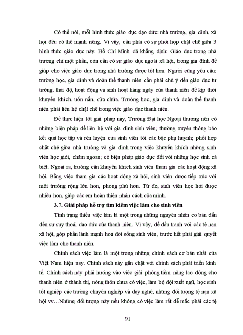 image for page Giáo dục đạo đức cho thế hệ trẻ theo tư tưởng Hồ Chí Minh Liên hệ với thực tiễn tại trường Đại học Ngoại thương
