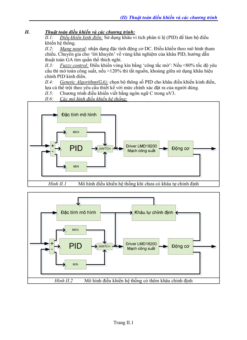 Ứng dụng lý thuyết hiện đại thiết kế modul điều khiển động cơ DC