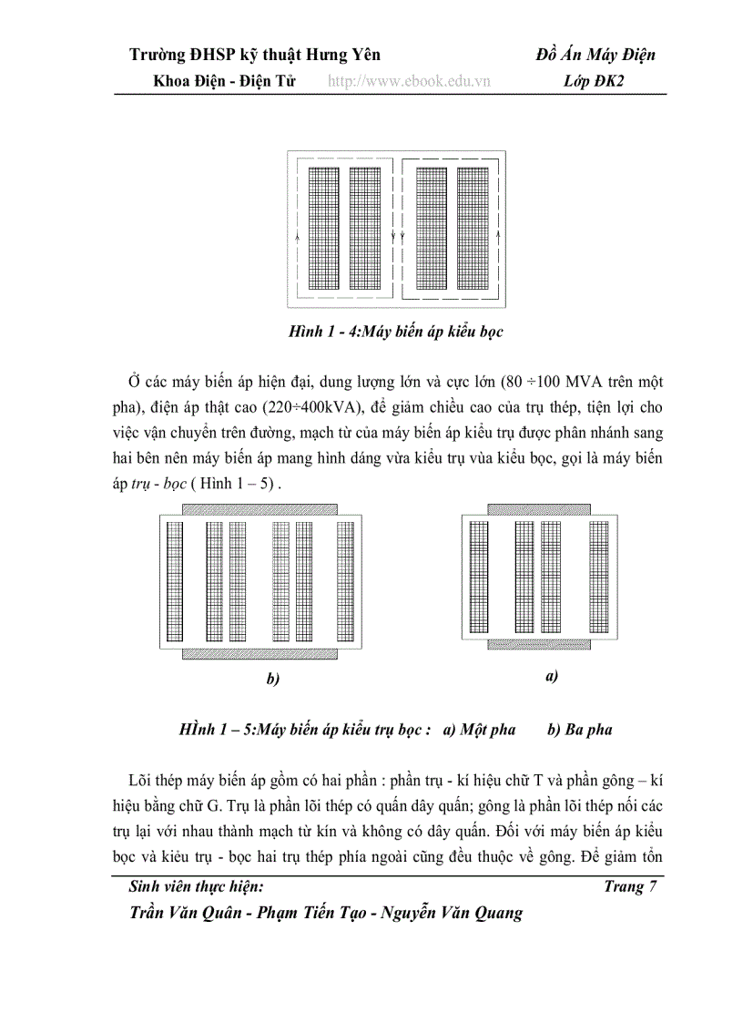 image for page Quy trình chế tạo máy biến áp 3 pha