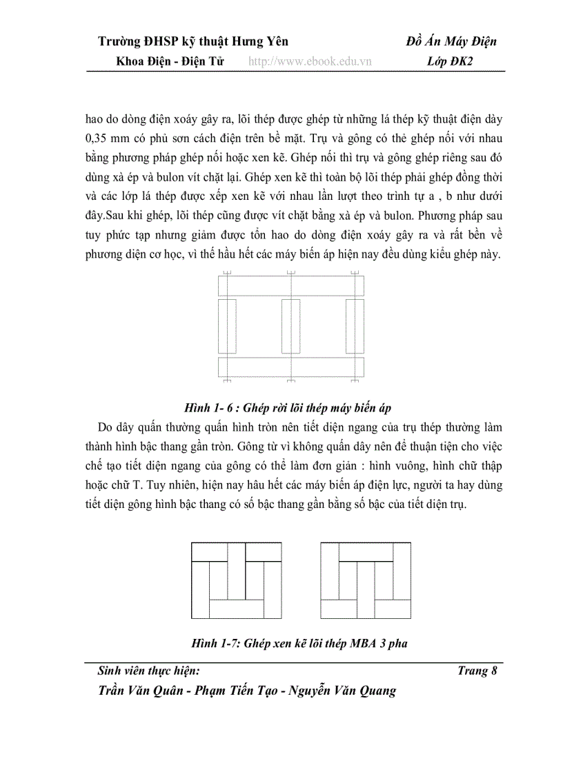 image for page Quy trình chế tạo máy biến áp 3 pha