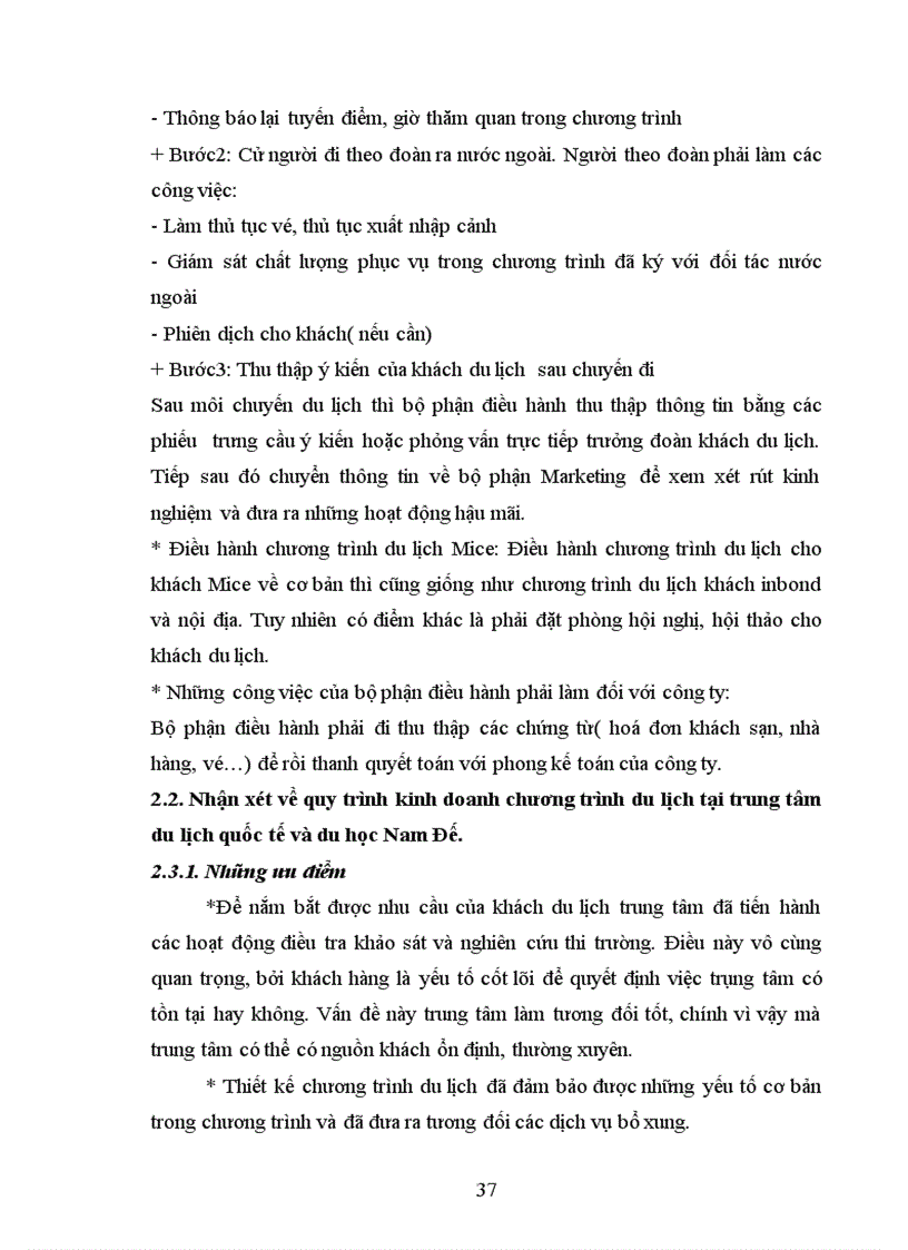 image for page Hoàn thiện hoạt động điều hành kinh doanh chương trình du lịch trọn gói tại trung tâm du lịch quốc tế và du học Nam Đế Natourco