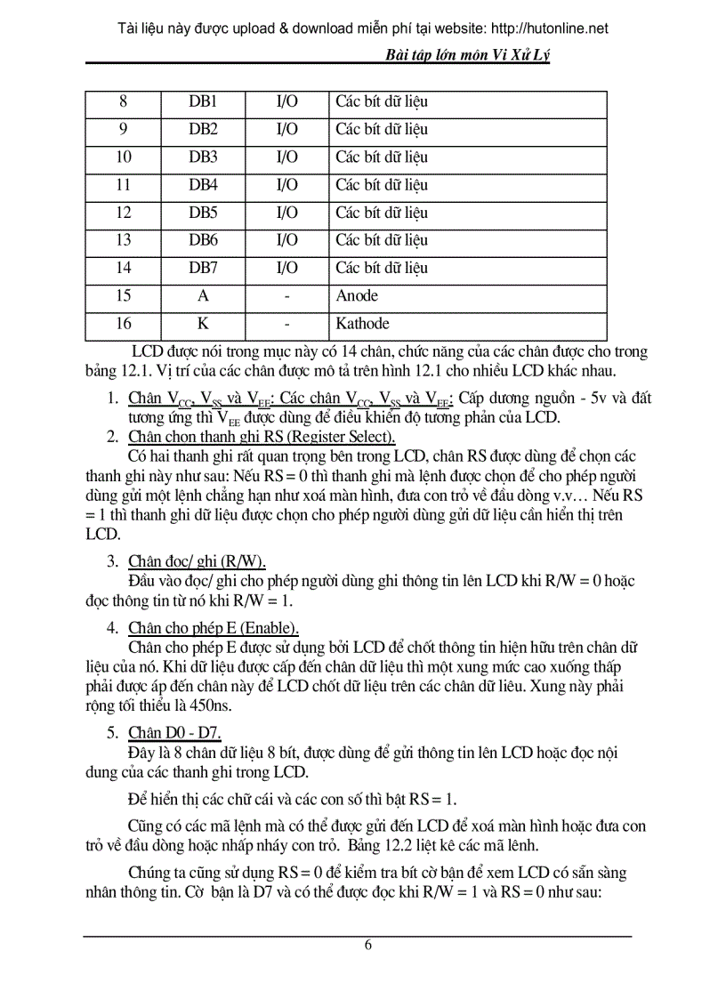 image for page Màn hình quảng cáo ở chế độ văn bản sử dụng màn hình LCD có sử dụng giao tiếp bàn phím