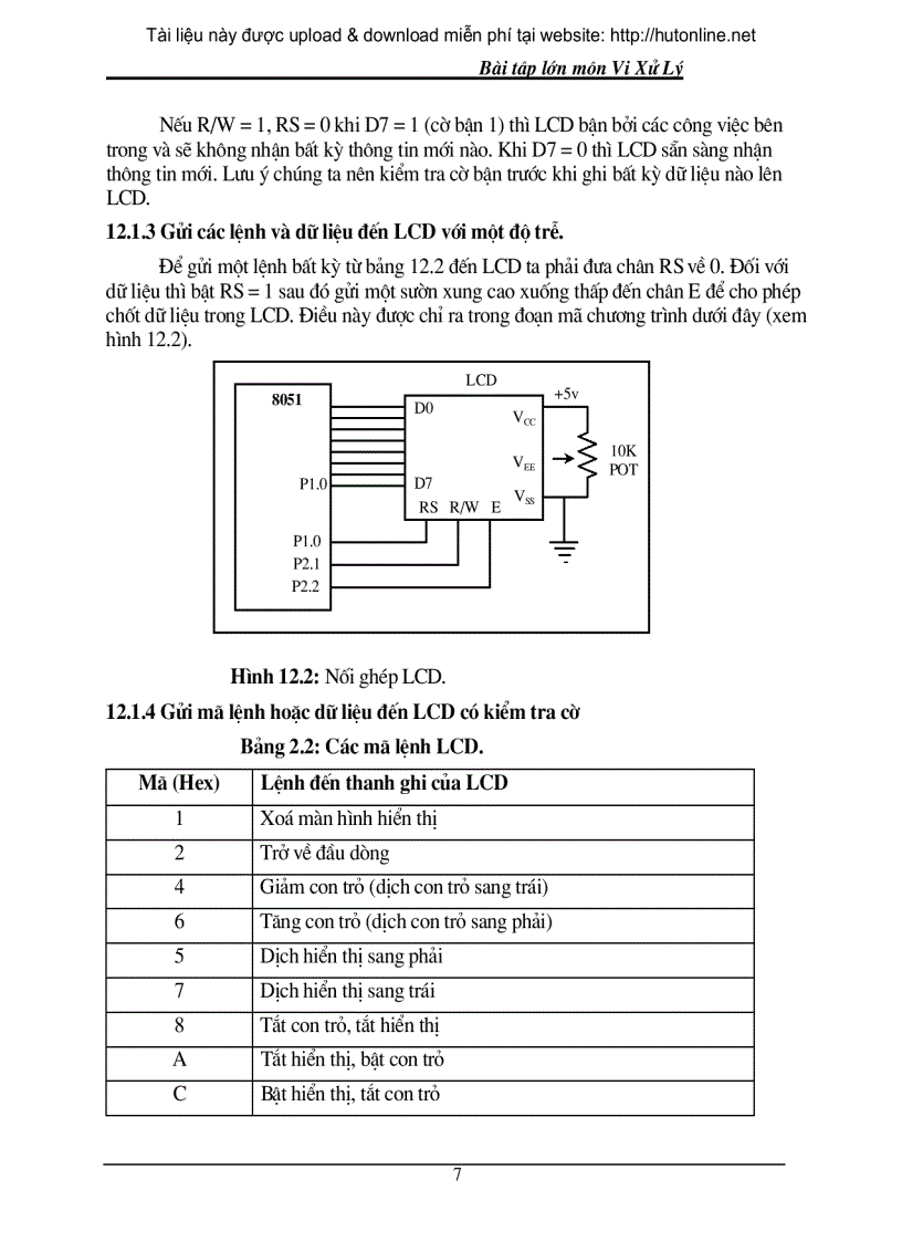 image for page Màn hình quảng cáo ở chế độ văn bản sử dụng màn hình LCD có sử dụng giao tiếp bàn phím