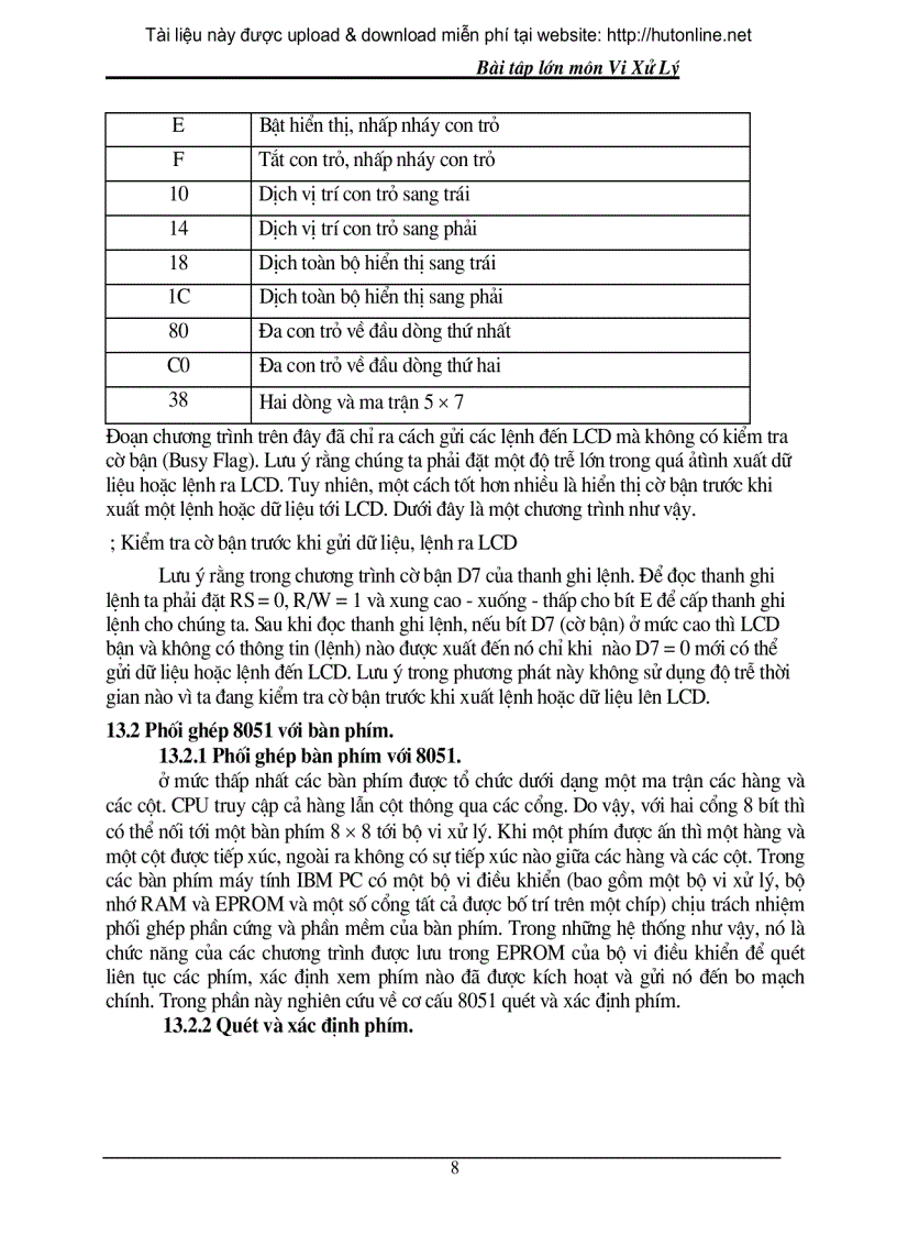 image for page Màn hình quảng cáo ở chế độ văn bản sử dụng màn hình LCD có sử dụng giao tiếp bàn phím