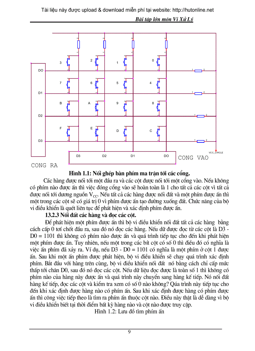 image for page Màn hình quảng cáo ở chế độ văn bản sử dụng màn hình LCD có sử dụng giao tiếp bàn phím