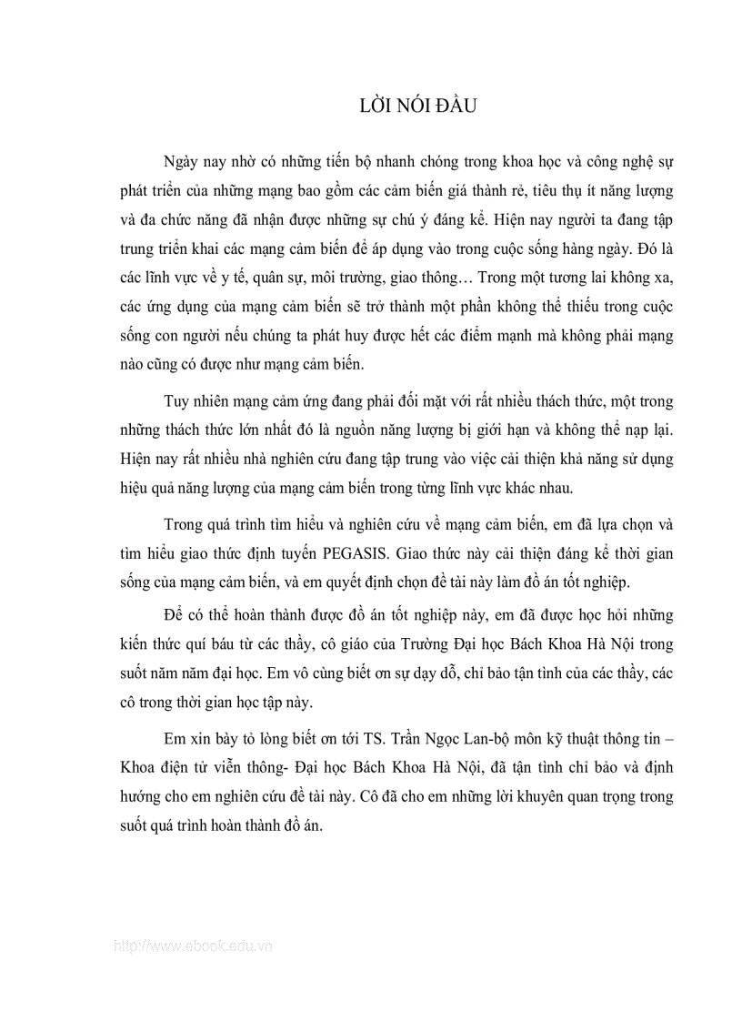 image for page Nghiên cứu và mô phỏng giao thức định tuyến PEGASIS trong mạng cảm biến