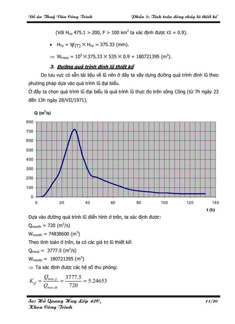 image for page Thủy văn công trình Tính toán thủy văn thiết kế hồ chứa