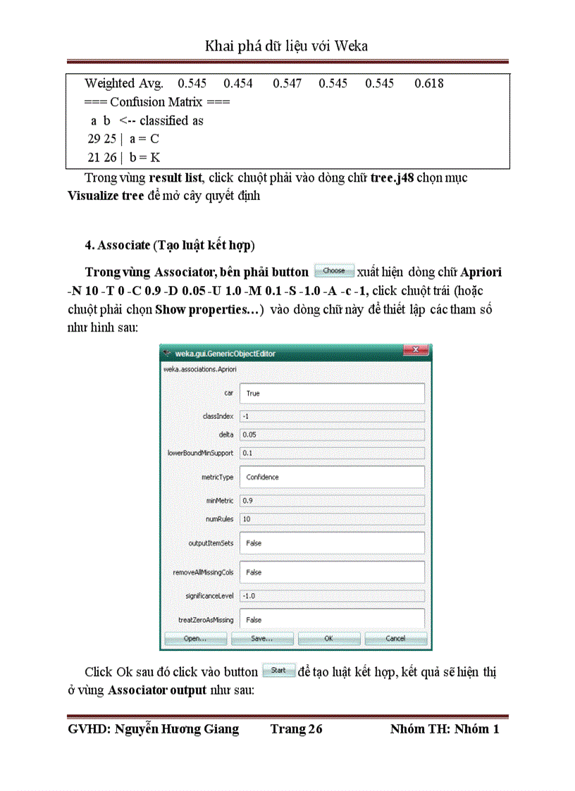 image for page Báo cáo Tạo luật kết hợp trong cơ sơ dữ liệu bank data csv với phần mềm weka