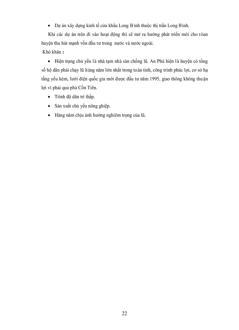 image for page Hiện trạng sử dụng đất và đánh giá tình hình biến động đất đai trên địa bàn huyện an Phú tỉnh An Giang trong Giai đoạn 2000 2005