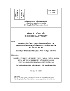 Nghiên cứu phân lập tuyển chọn và tạo chủng giống bằng kỹ thuật di truyền để sinh tổng hợp enzym β galactosidaza có hiệu suất cao