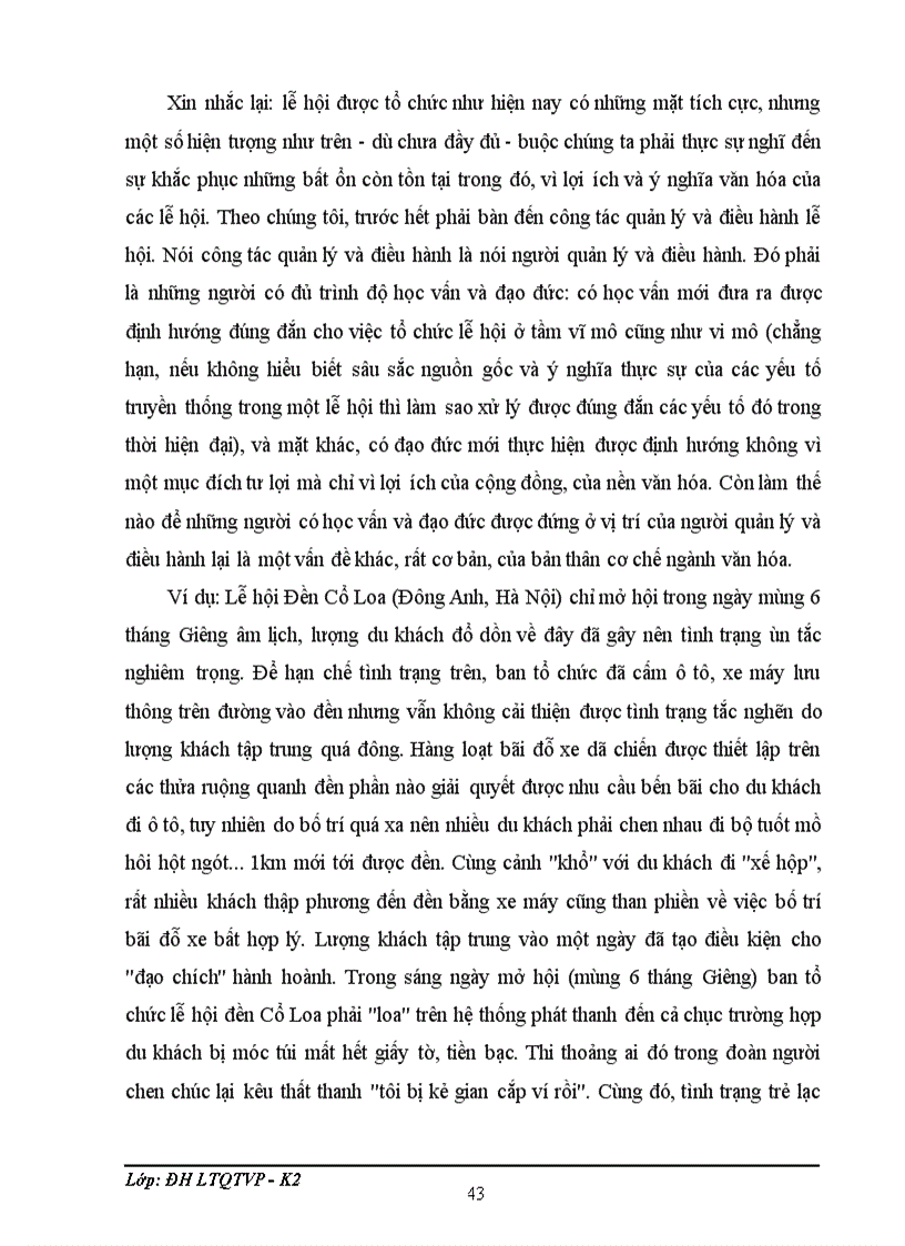 image for page Môn cơ sở văn hóa Tìm hiểu về một số lễ hội ở Việt Nam