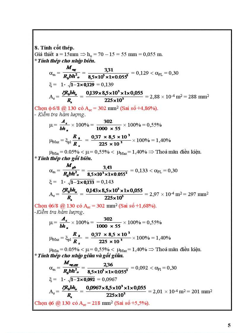 image for page Đồ án môn học kết cấu bê tông