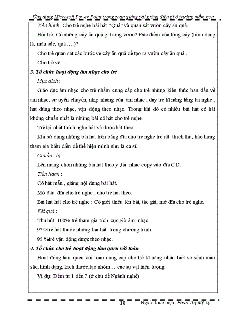 image for page SKKN ứng dụng Microsoft Power Point trong soạn giảng bài giảng điện tử ở trường Mầm Non