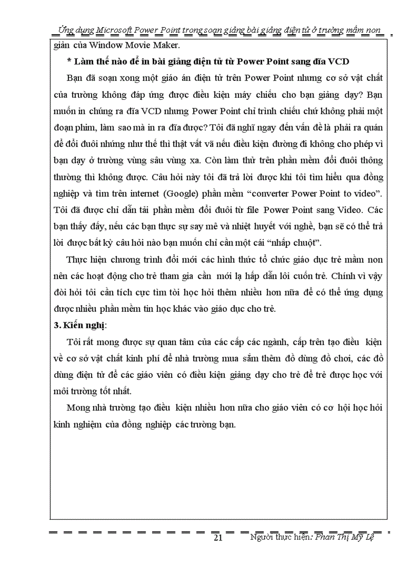 image for page SKKN ứng dụng Microsoft Power Point trong soạn giảng bài giảng điện tử ở trường Mầm Non